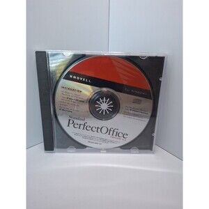 Vintage Novell PerfectOffice Standard 3.0 CD-ROM Windows 3.1 WordPerfect 6.1